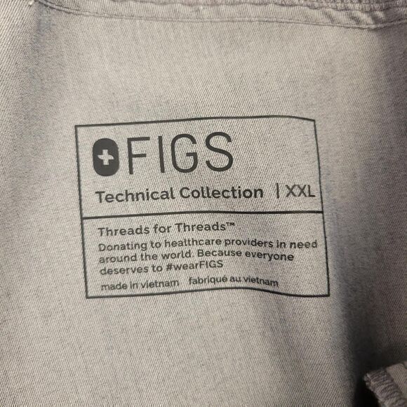 Figs Kade Cargo Scrub Pants‎ Women's 2XL XXL Graphite Gray T21004 PO2649 - Picture 2 of 8